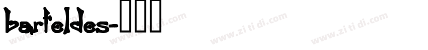 barteldes字体转换