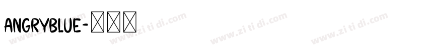 angryblue字体转换