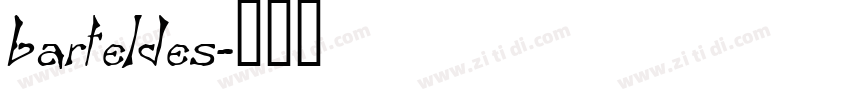 barteldes字体转换