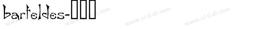 barteldes字体转换