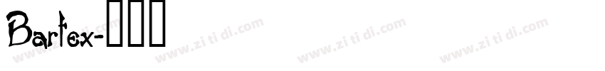 Bartex字体转换