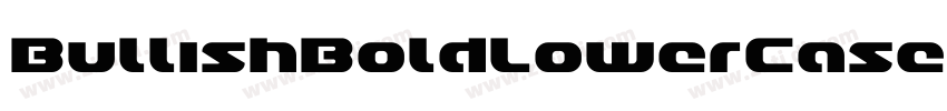 BullishBoldLowerCase字体转换