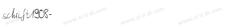 schrift1908字体转换