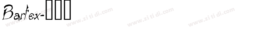 Bartex字体转换