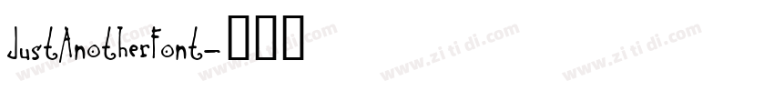 JustAnotherFont字体转换