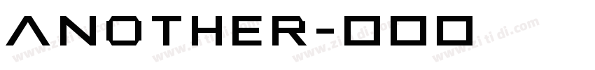 Another字体转换