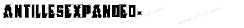 AntillesExpanded字体转换