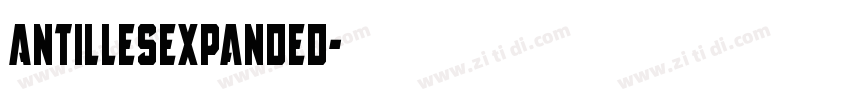 AntillesExpanded字体转换