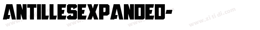 AntillesExpanded字体转换