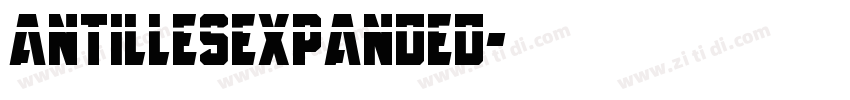 AntillesExpanded字体转换
