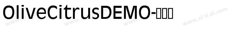 OliveCitrusDEMO字体转换