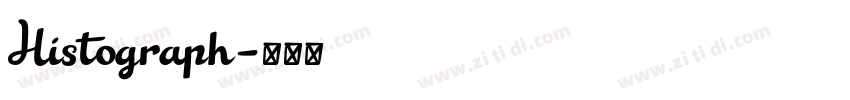 Histograph字体转换