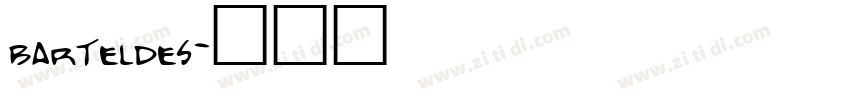 barteldes字体转换