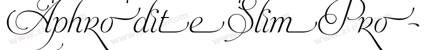 AphroditeSlimPro字体转换