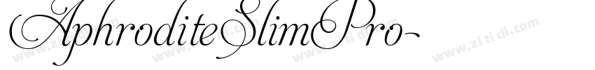 AphroditeSlimPro字体转换