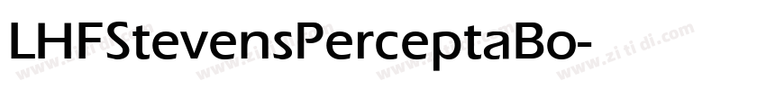 LHFStevensPerceptaBo字体转换
