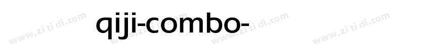 黄令东齐伋体qiji-combo字体转换