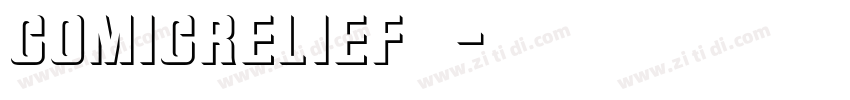 ComicRelief字体下载字体转换