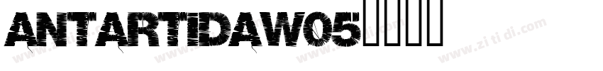 AntartidaW05字体转换
