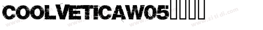 CoolveticaW05字体转换
