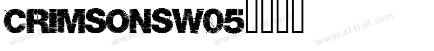 CrimsonsW05字体转换