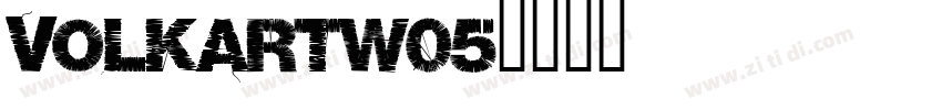 VolkartW05字体转换