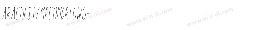 AracneStampCondRegWO字体转换 AracneStampCondRegWO字体转换