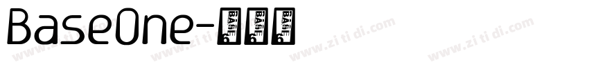 BaseOne字体转换