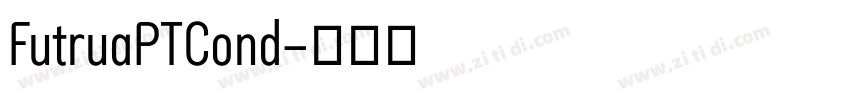 FutruaPTCond字体转换