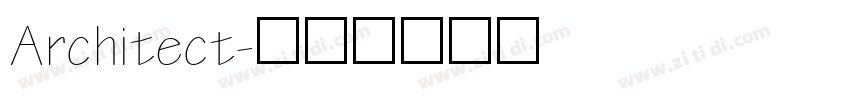 Architect字体转换
