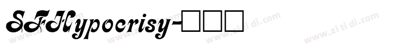 SFHypocrisy字体转换