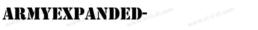 ArmyExpanded字体转换