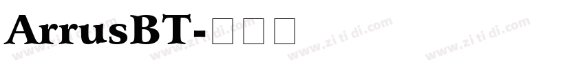 ArrusBT字体转换