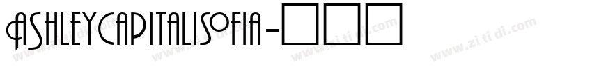 AshleyCapitaliSofia字体转换