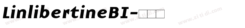 LinlibertineBI字体转换