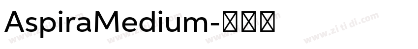 AspiraMedium字体转换