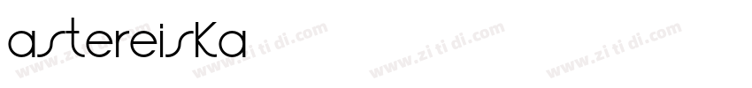Astereiska字体转换