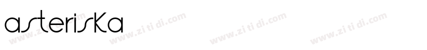 Asteriska字体转换