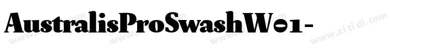 AustralisProSwashW01字体转换