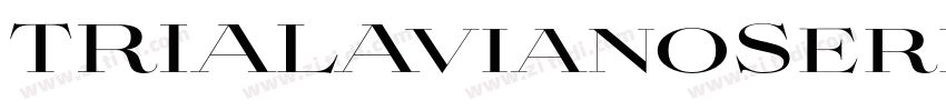 TRIALAvianoSerifBold字体转换