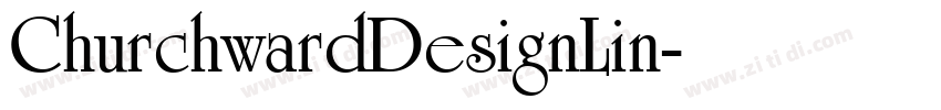 ChurchwardDesignLin字体转换