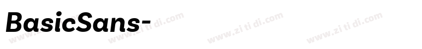 BasicSans字体转换