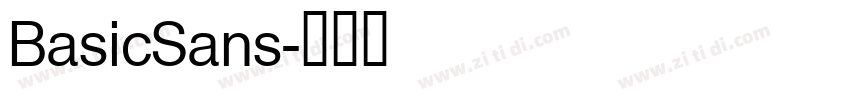 BasicSans字体转换