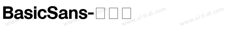 BasicSans字体转换