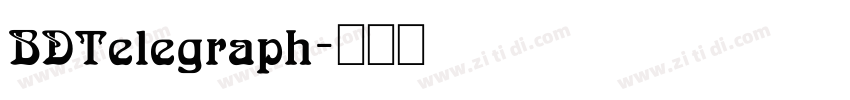 BDTelegraph字体转换
