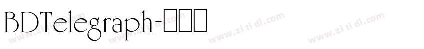 BDTelegraph字体转换