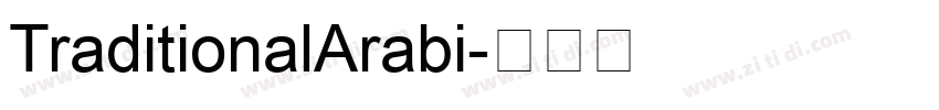 TraditionalArabi字体转换