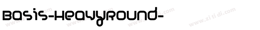 Basis-HeavyRound字体转换