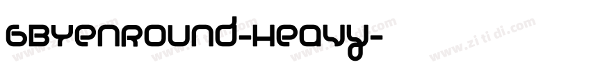 GBYenRound-Heavy字体转换