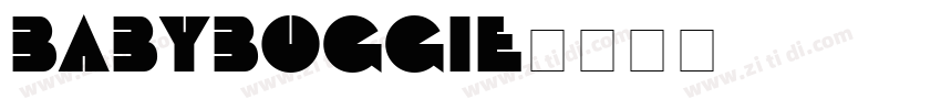 Babyboggie字体转换